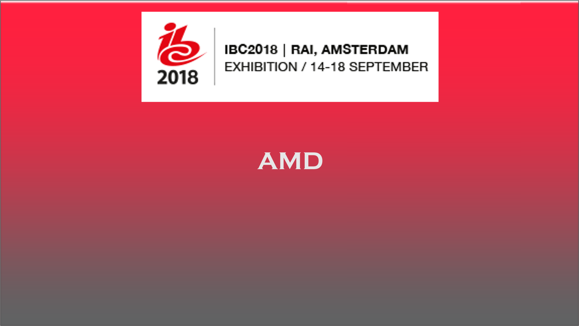 AMD brings new Treadripper CPU at IBC 2018